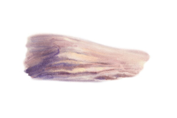 Golden sunset illuminates rolling sand dunes,with a wave of fine dust lifted by the wind.Hand drawn atmospheric watercolor scene blends soft gradients and texture for travel themes,desert blogs © AnKa