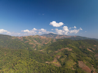 Obraz premium Doi Chang, Elephant Mountain, is a mountain and village in Chiang Rai province, Thailand
