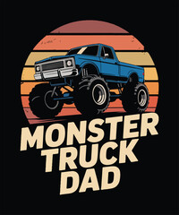 Monster truck dad © Sufiya
