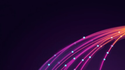 Obraz premium Vibrant Abstract Background with Colorful Light Trails in Purple, Blue and Pink Shades for Modern Design and Creative Projects