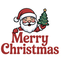 christmas card with santa claus