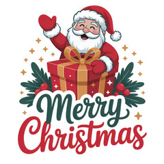 santa claus with gifts