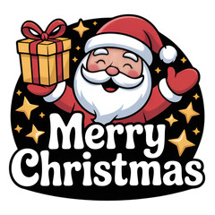 santa claus with gifts