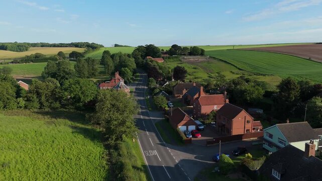 Quaint rural village is a small, picturesque settlement with traditional charm, characterized by historic houses and buildings and a peaceful atmosphere, beautiful natural landscapes, rolling hills
