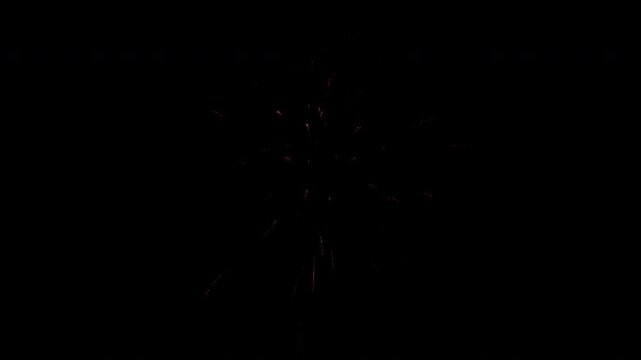 Firework Overlay 4 Pack Transparent Alpha