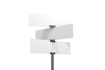 blank white board isolated object