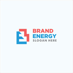 Letter EB Logo Design Vector Template