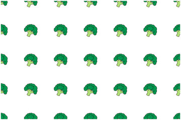 ブロッコリー　パターン壁紙