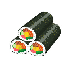 恵方巻のイラスト