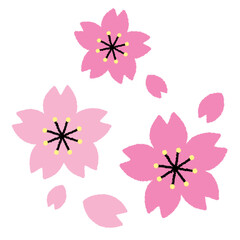 桜の花のイラスト