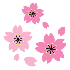 桜の花のイラスト