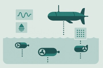 Innovative underwater communication system showcasing advanced submersible technology and its applications in marine exploration and environmental research for sustainable practices