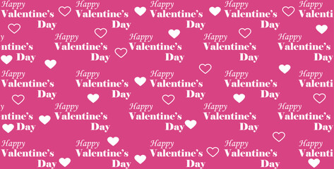 Pink Valentine Heart Pattern Background ..pink valentine background