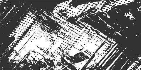 Old grunge news paper background, Black and white grungy paper texture, Vintage newsprint design, Scratched poster template, Dark retro papers backdrop