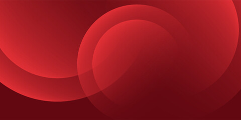 Red abstract background. Dynamic shapes composition red shape circle