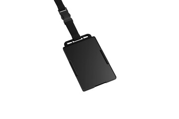 black id card template