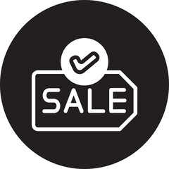 sales glyph icon