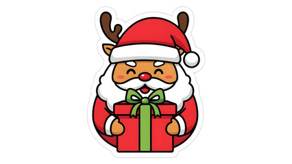 santa claus with gifts
