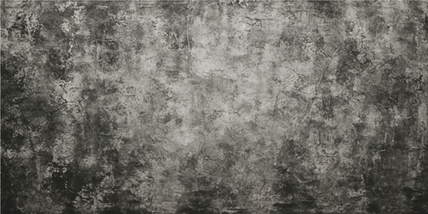 Obraz premium Dark gray grunge concrete wall texture background pattern