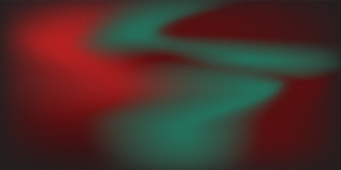 Abstract background Soft green light on dark background
