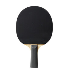 Black Table Tennis Paddle Isolated Object
