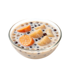 Fruit and Tapioca Dessert with Orange Slices