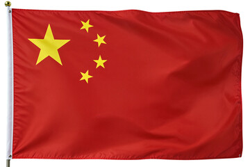 National Flag of China with Yellow Stars