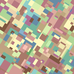 Geometric colorful wallpaper design, textures, textiles. A template for a splash screen, wallpaper, or banner. The idea of interior design and creativity
