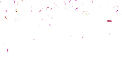3D Rendering Transparent Confetti Particles Isolated on White Background with Multicolored Celebration Confetti Floating for Birthday, Festival, Anniversary or Wedding Decoration PNG.
