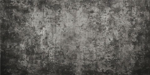 Fototapeta premium Dark vintage gray concrete wall texture with rough aged grunge metal surface pattern
