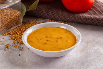 Honey and mustard sauce flavor seasoning dip
