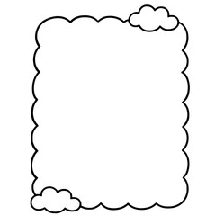 Obraz premium Black and white Valentine frame and border clipart perfect for worksheets, crafts, and classroom decorations. Ideal for Valentine’s Day, Mother’s Day, Father’s Day, cards, and printable holiday activi