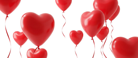 PNG red satin balloon design creates festive decoration traditional holiday celebration gift special occasion. red ribbon isolated on transparent background