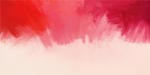 Abstract watercolor background with soft red and pink feather textures creates a fluffy colorful design featuring light floral art and a natural water element for fashion decoration © PS  GALLERY 