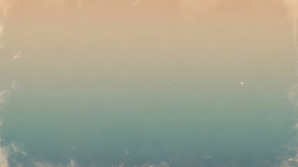 Vintage Gradient Background with Faded Teal and Orange Hues and Film Grain texture