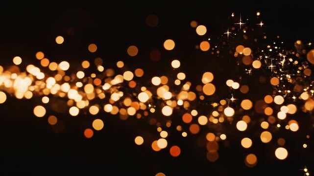 Abstract sparkler fireworks creating dazzling light effects against dark background