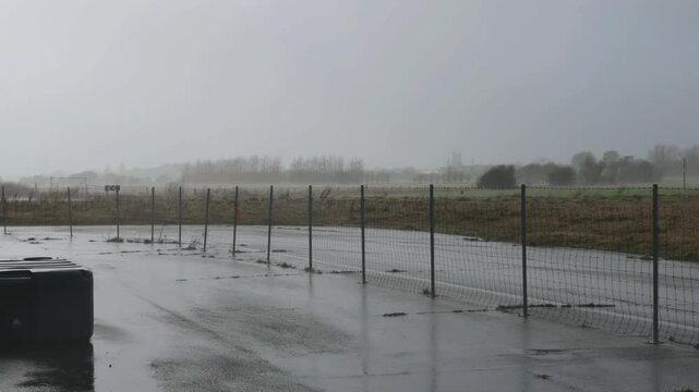 Strong Winds Creating Adverse Weather Conditions