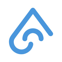 Dynamic rising swirl growth design vector illustration