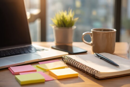 Getting Started: Calm, organized workspace ready for a new project