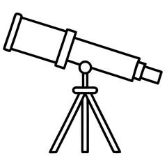 Telescope-icon. 