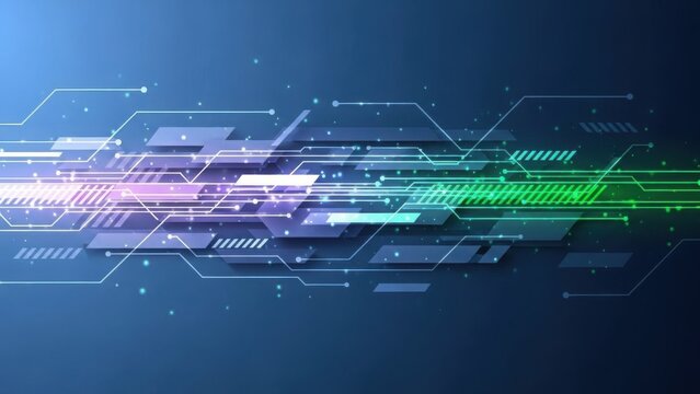 modern tech-wave background with clean digital flow and subtle dimensional depth