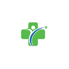 Medical Health Care Wellness Logo Icon