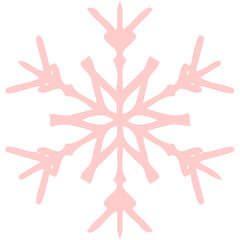 Christmas snowflake icons.