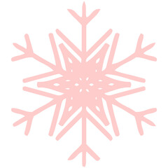 Christmas snowflake icons.