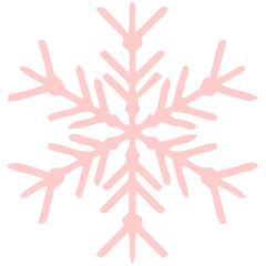 Christmas snowflake icons.