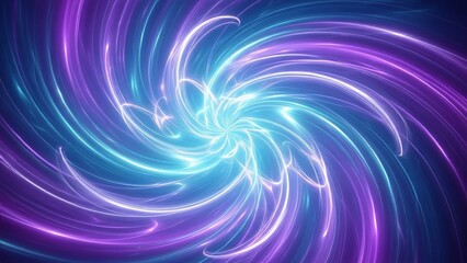 Swirling Blue-Purple Digital Energy Backdrop