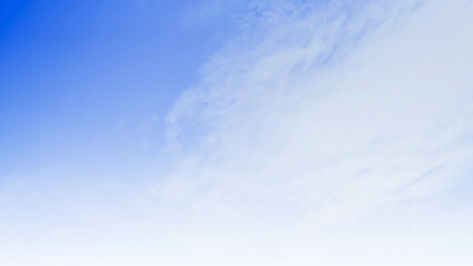 blue sky with clouds in Tokyo Japan.