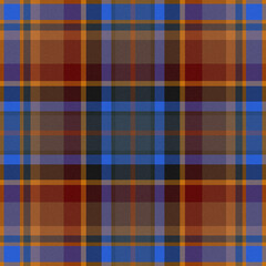 Color Acajou and Janitor and ThaiCurry plaid texture seamless pattern 