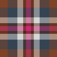 Color RedVine and AmericanSilver and Walrus plaid texture seamless pattern 