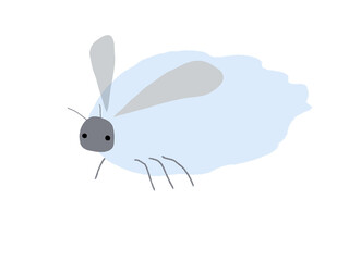 シンプルなかわいい雪虫